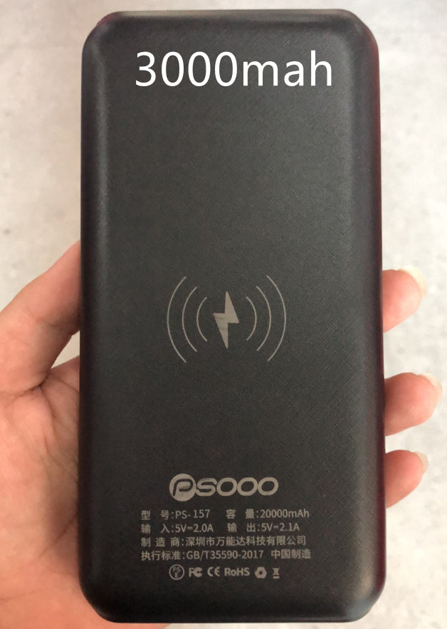 Chargeur Solaire Sans Fil Qi 3-en-1 – 1W, 2W, ou 30000 mAh – Portable et Résistant