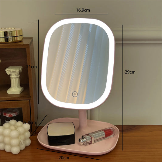 Miroir de Maquillage LED Intelligent - Éclairage Réglable