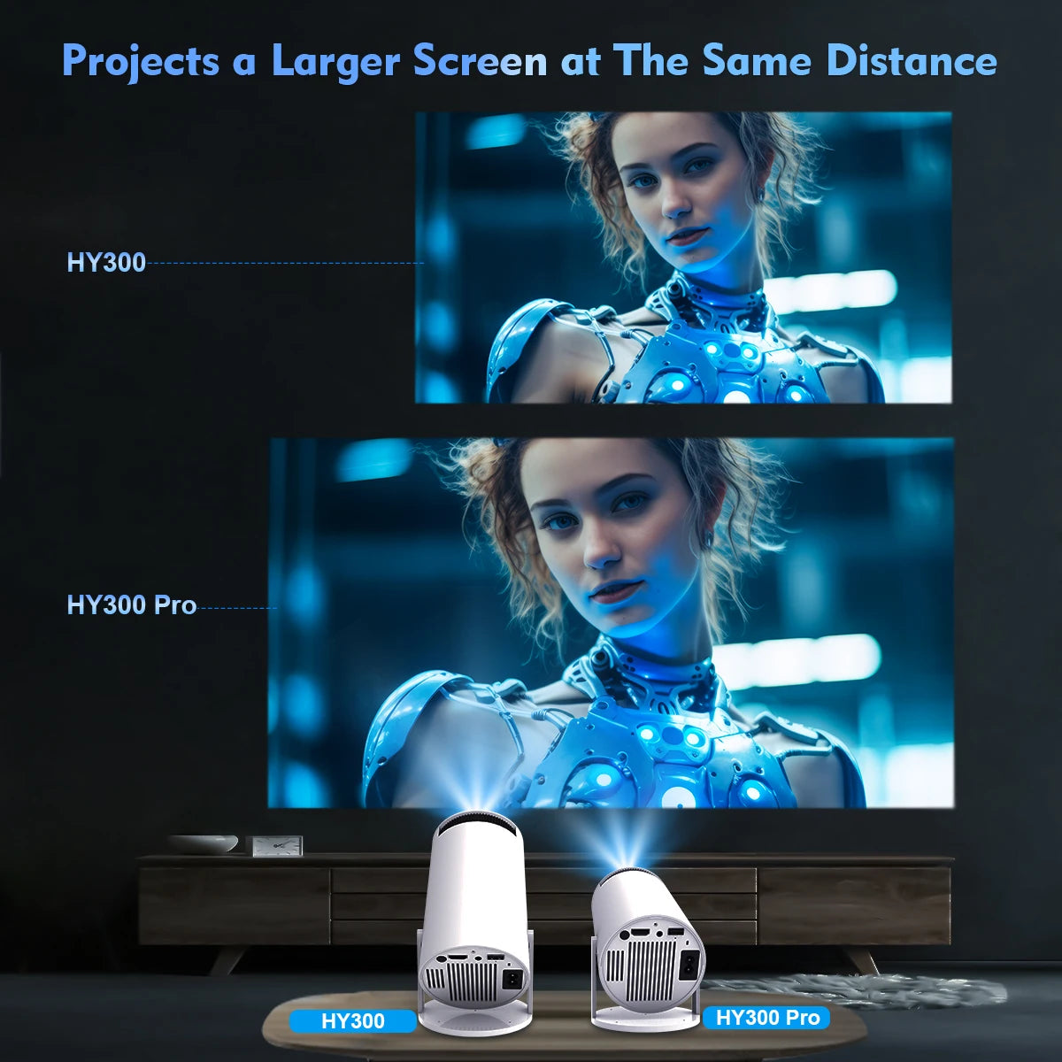 Mini Projecteur Magcubic 4K - Android 11 - Wi-Fi6 & Bluetooth 5.0 - Cinéma Portable