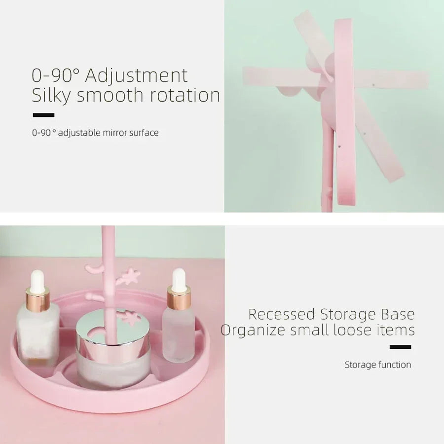 Miroir de Maquillage LED Intelligent - Éclairage Réglable